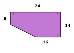 HELP ! find the area of the shapes below-example-2