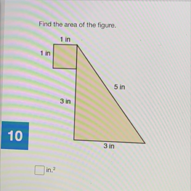 Find the area of the figure.-example-1