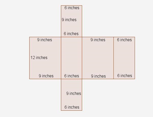 What is the surface area of the figure made from this net? A. 1,296 square inches-example-1