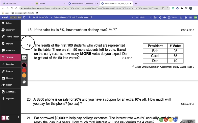 Pls help with 19 its due in 15-example-1