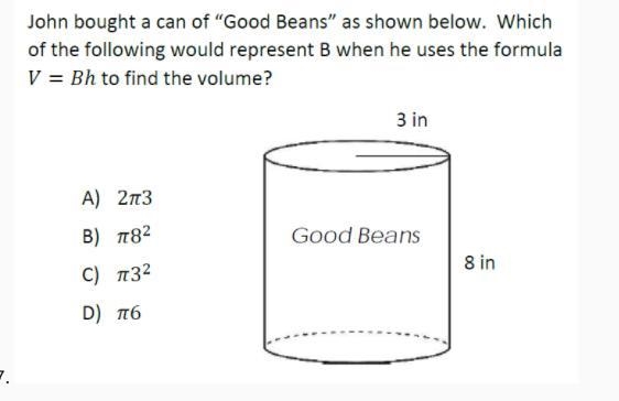 John bought a can of Good beans as shown below-example-1