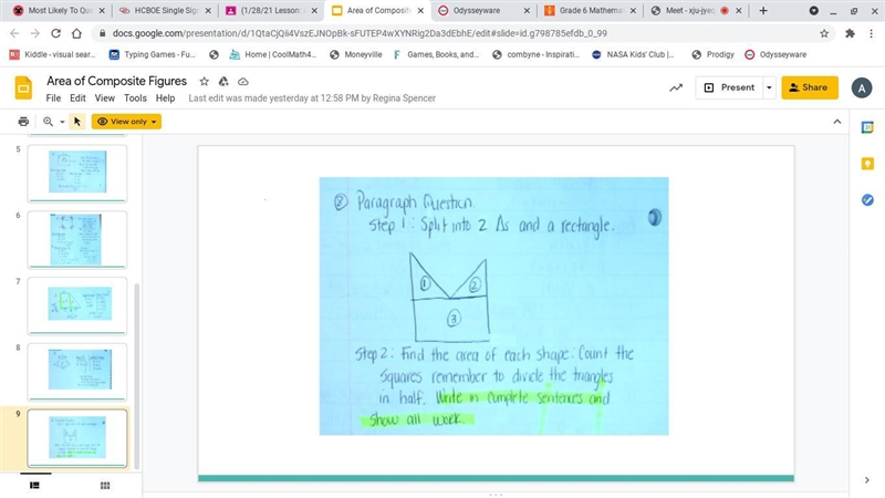 Find the area of the following figure. Explain or show how you got your answer.-example-1