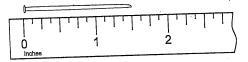 Ariana's grandfather made a scaled down model of a knitting needle to be placed inside-example-1