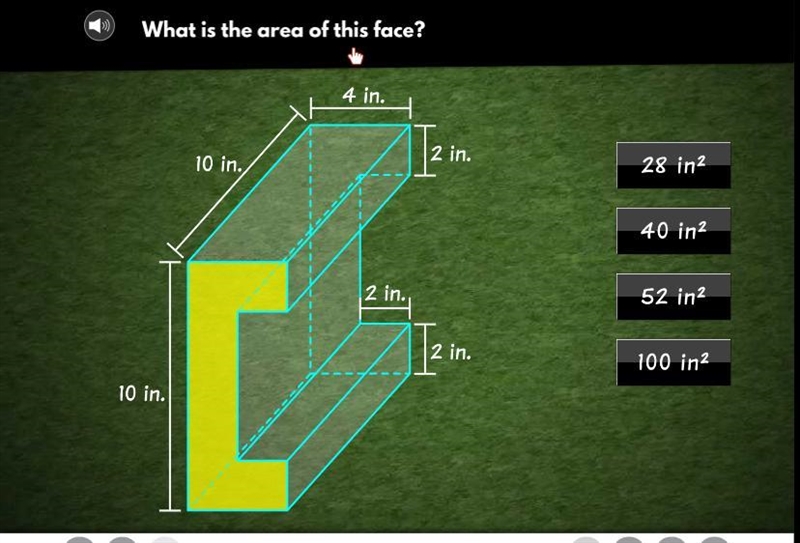 What is the area of this face plz help!!!!-example-1