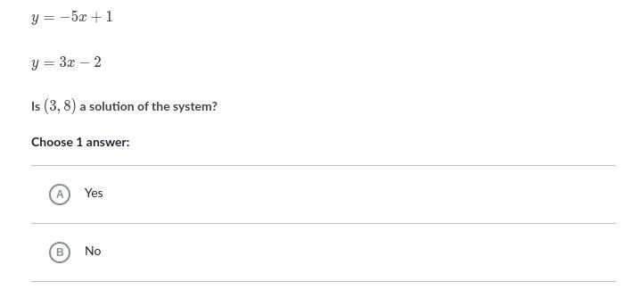 Is (3,8) part of the system? yes or no-example-1