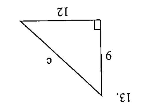 SHOW ALL OF WORK. Find missing length, round to the nearest tenth if necessary.-example-1