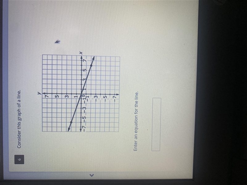 Enter an equation for the line-example-1