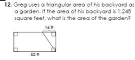 What is the area of the garden, Explain your answer-example-1