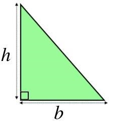 Work out the height of this triangle b = 4.7mm A= 107.16mm2 B=base A=area-example-1