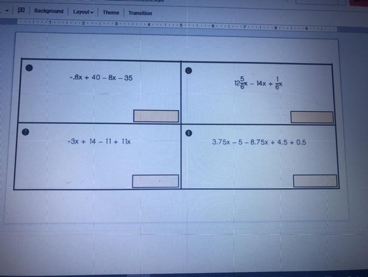 Please help me with these it’s due TODAY!!!!! ( This is Simplifying expressions in-example-1