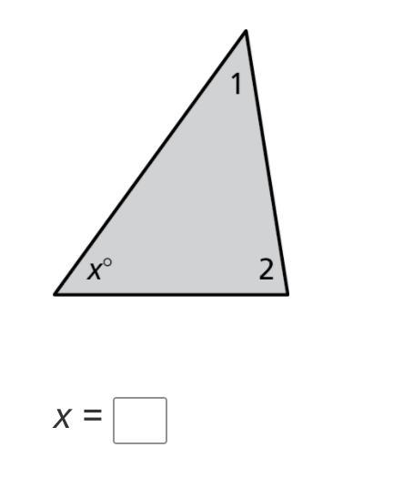 The measures of angle 1and angle 2 are 25% and 45% of the sum of the angle measures-example-1