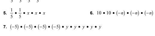 Write the product using exponents. very easy pls give me correct answer <3:(-example-1