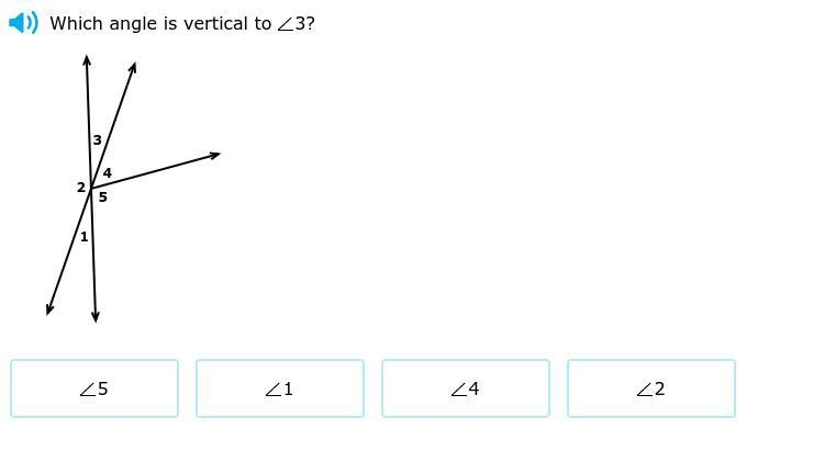 Which angle is vertical to 3 ?-example-1