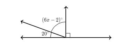 Solve the following diagram to find the X below-example-1