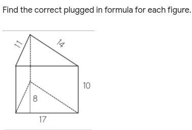 Find the correct plugged in formula for each figure. *-example-2