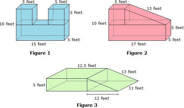 The composite figures below are made of right prisms. Place the figures in order from-example-1