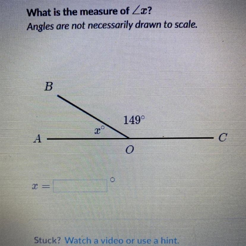 What is the measure of-example-1