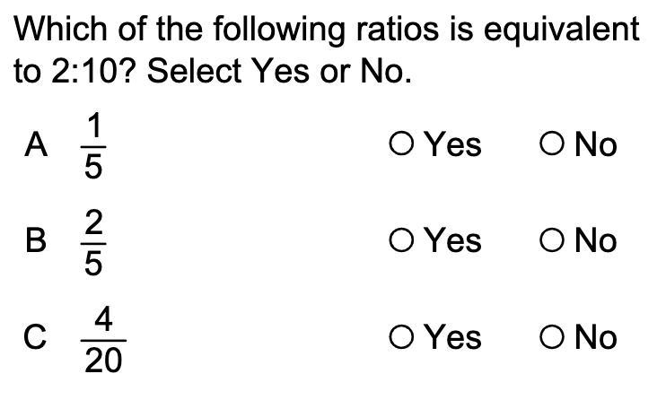 Soo I haven't done ratios in a while.. Anyone get this?-example-1