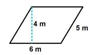 What is the area? Possible Answers: 24m^2, 30m^2, 20m^2, 120m^2-example-1