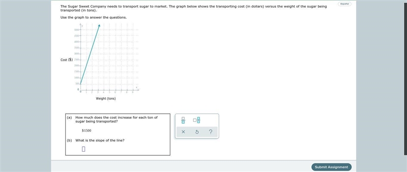 Can someone help me out a little I got confused when it said what is the slope of-example-1