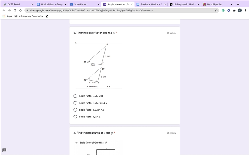 Pls, help with number 3. This is a test, and I don't know how to do this-example-1