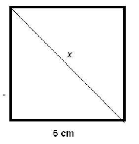 The square below has a side length of 5 cm. What is the length of the missing side-example-1