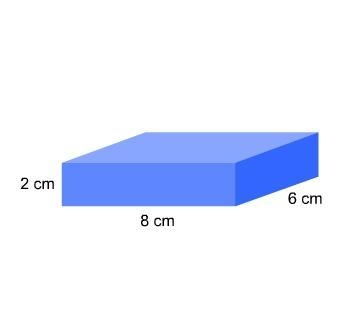 What is the volume of this rectangular prism? 16 cubic centimeters 96 cubic centimeters-example-1