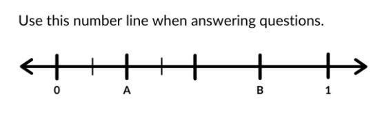 What is the value of B - A, as a fraction?-example-1