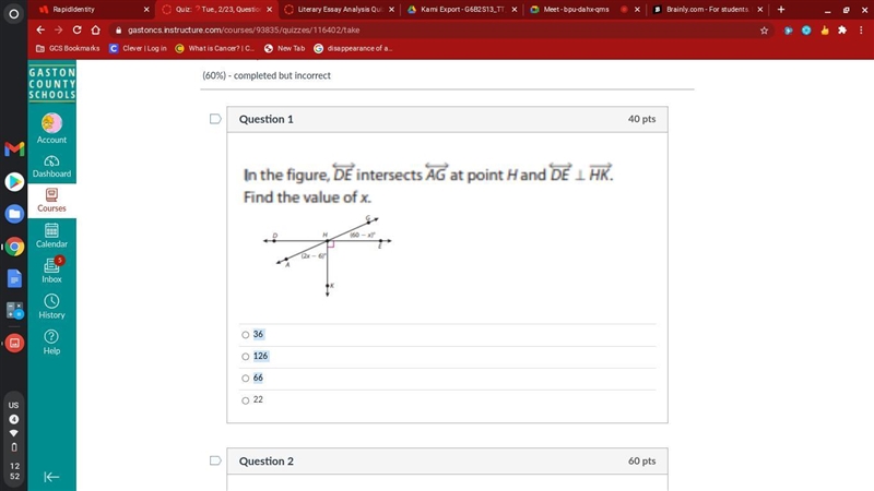 HELPPP PLEASE!! Answer choices A.36 B.126 C.66-example-1