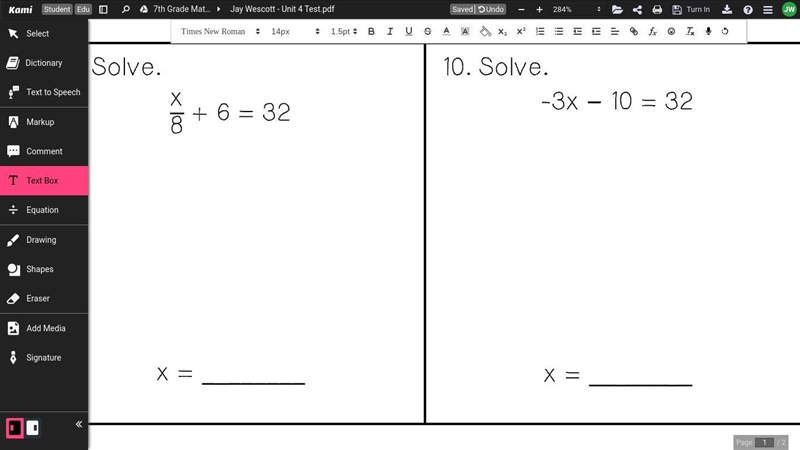 Sorry for the first post i forgot to add the picture but solve both please and thank-example-1