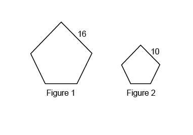 Figure 1 is dilated to get Figure 2. What is the scale factor? Enter your answer in-example-1