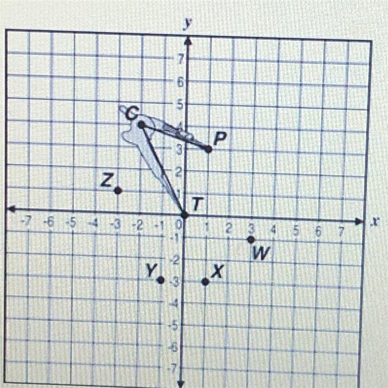 An architect is planning part of a new construction project using a compass as shown-example-1