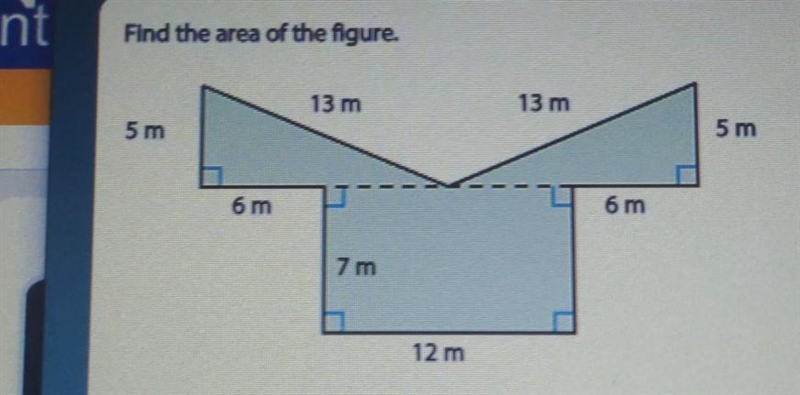 Find the area of the figure fast please​-example-1