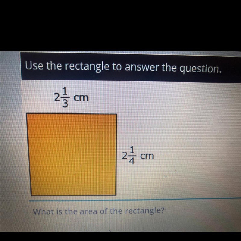 What is the area of the rectangle-example-1