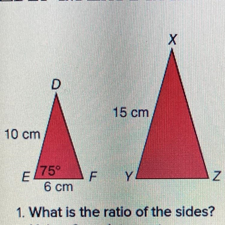 What is The Ratio of the Sides?-example-1