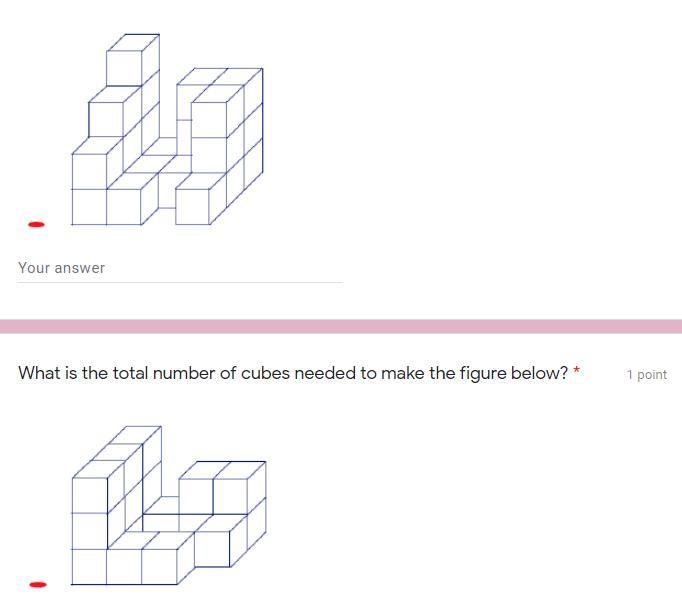 What is the total number of cubes needed to make the figure below? if you send links-example-1