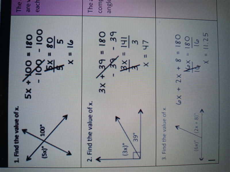 Angle relationship-error analysis-example-1