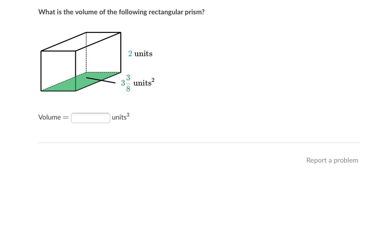 Need help, What is the volume? and can you explain how you got the answer :)-example-1