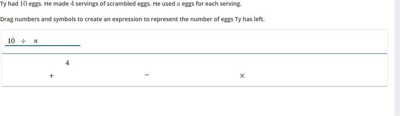 Please answer quickly its for a important test and is 10 divided by n correct or no-example-1