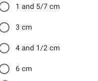 The volume of the rectangular prism is 16 cubic cm. The length is 2 and 1/3 cm and-example-1