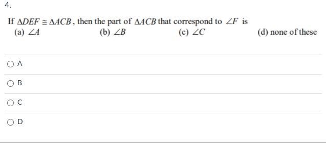 If DEF=ABC, then the part of ABC that correspond to-example-1