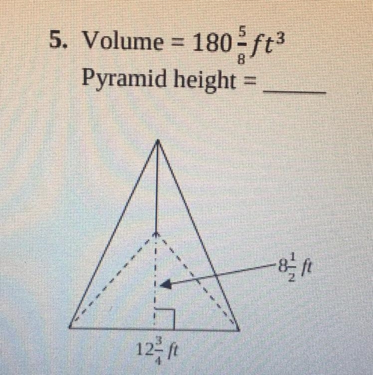 Must include an explanation !! solve for height-example-1