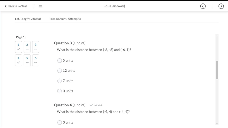 What is the distance between these numbers TOGETHER-example-2