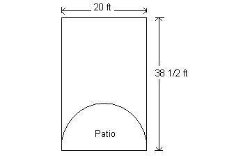 Find the perimeter. 32 in. 24 in. 36 in. 28 in. Find the area. 48 in. 2 64 in. 2 84 in-example-3