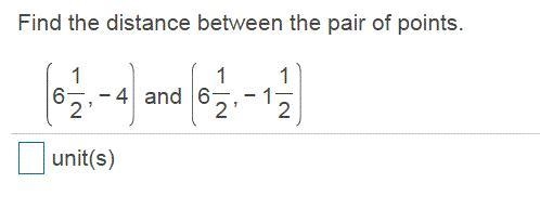 Find the distance between the pair of points.-example-1