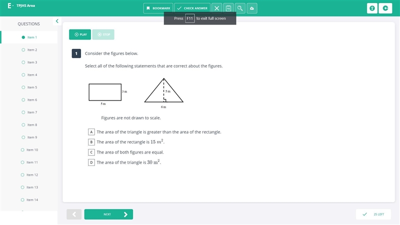 Find the area of the parallelogram shown below and type your result in the empty box-example-1