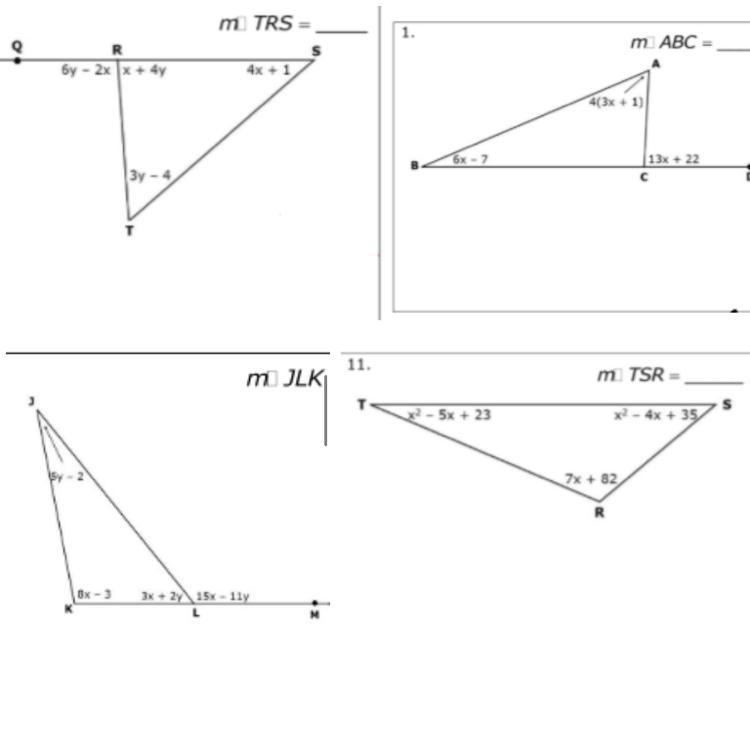 could someone help with these problems, could you find the positive x and what the-example-1