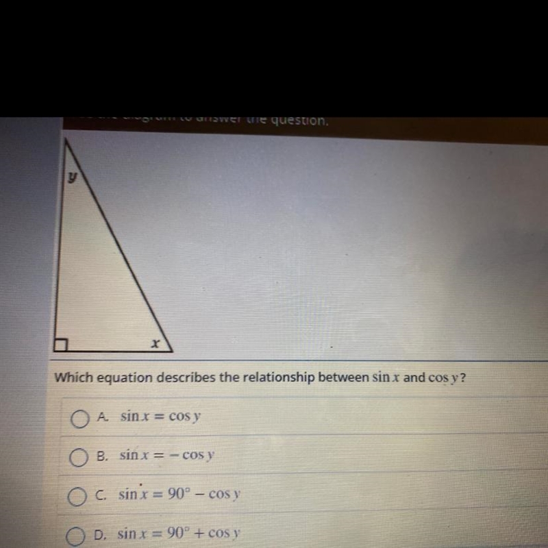 Which equation describes the relationships-example-1