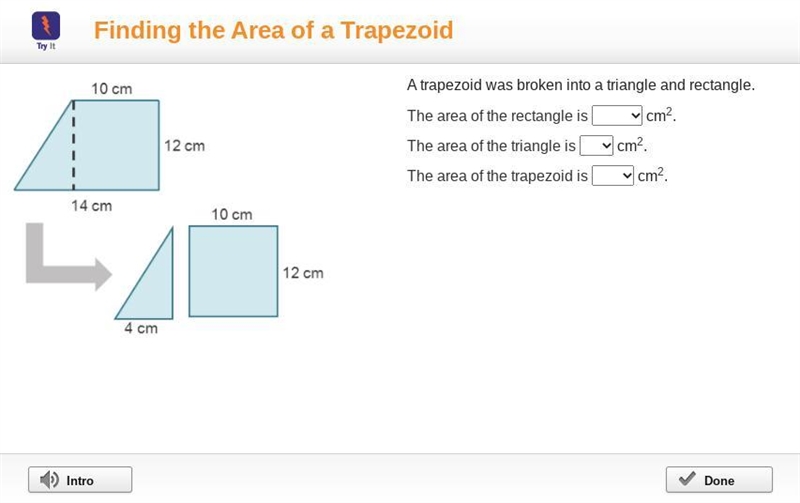 Finding the Area of a Trapezoid-example-1