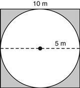 Which is the closest to the area of the shaded region in the given square containing-example-1